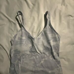 Lululemon Athletica Gray Camouflage Tank Top